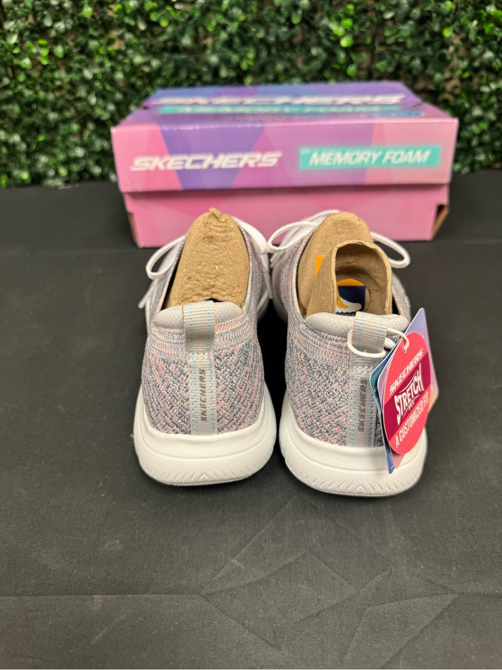Skechers Summits Sweet Glow Womens Slip-On Walking Shoes - Women’s 5 - Picture 5 of 12